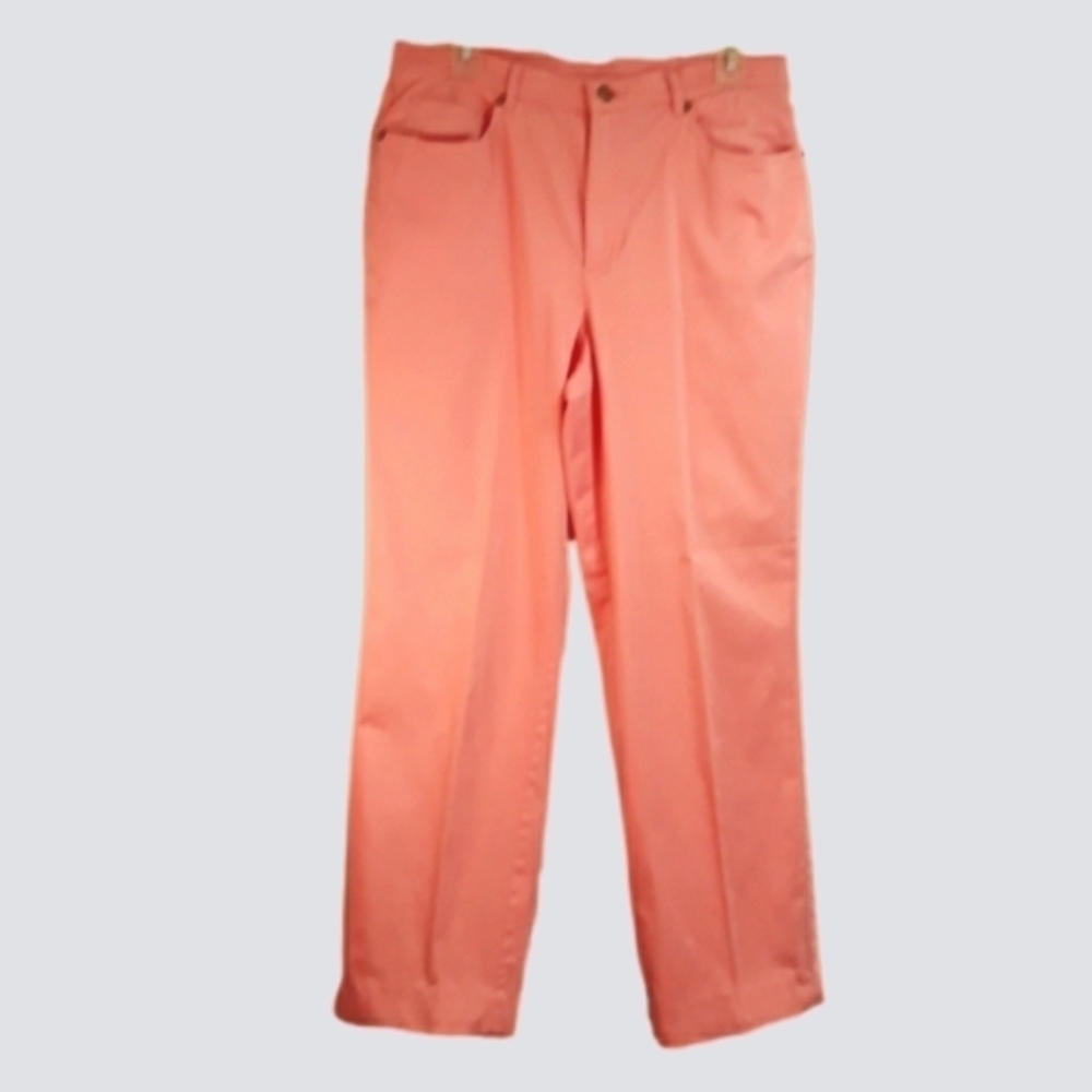 Talbots Cotton stretch Pants Pink/ Salmon Pants Size 12